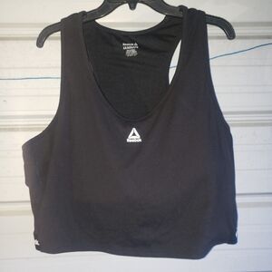 Plus Size 4X Reebok Sports Bra womens black active